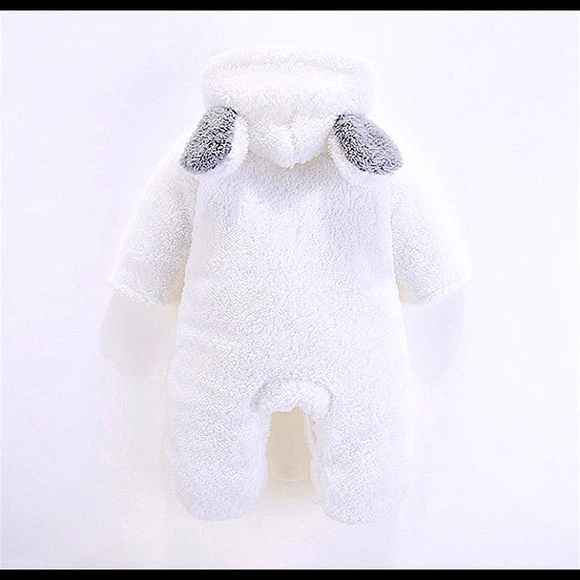 Cute baby winter cozy fleece full body outfit 🤱👶 - Picture 2 of 2